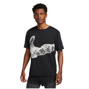 T-Shirt Nik Dri-FIT Running Division "Skeleton Bone Swoosh ” noir S