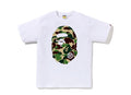 T-shirt Bvpe blanc, vert camo