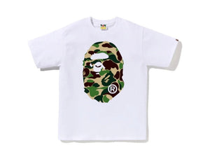 T-shirt Bvpe blanc, vert camo