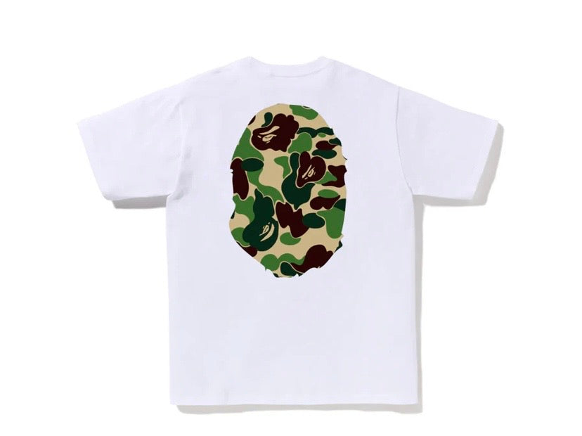T-shirt Bvpe blanc, vert camo